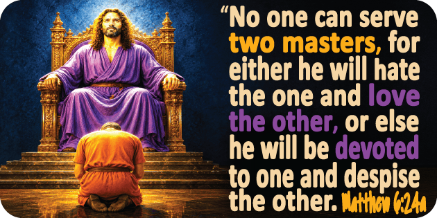 Matthew 6 24a