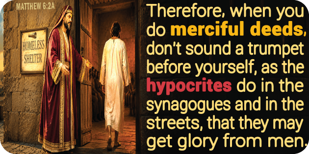 Matthew 6 2a