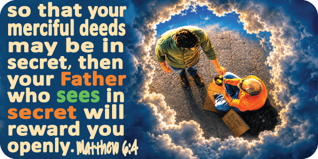 Matthew 6 4
