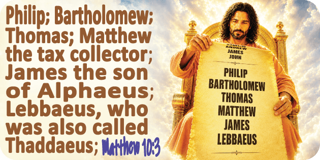 Matthew 10 3