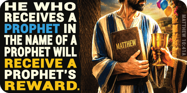 Matthew 10 41a