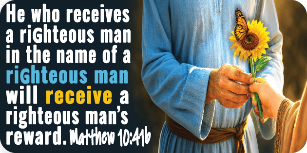 Matthew 10 41b