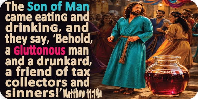 Matthew 11 19a