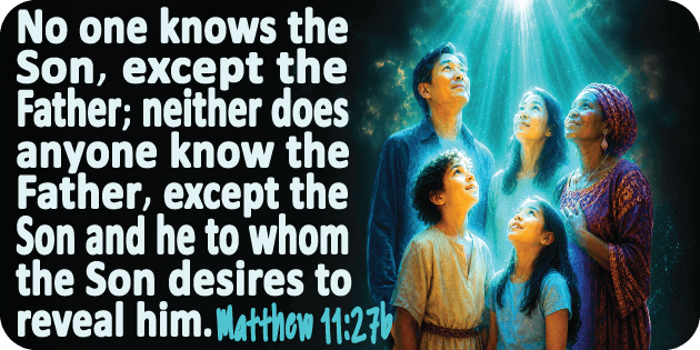 Matthew 11 27b