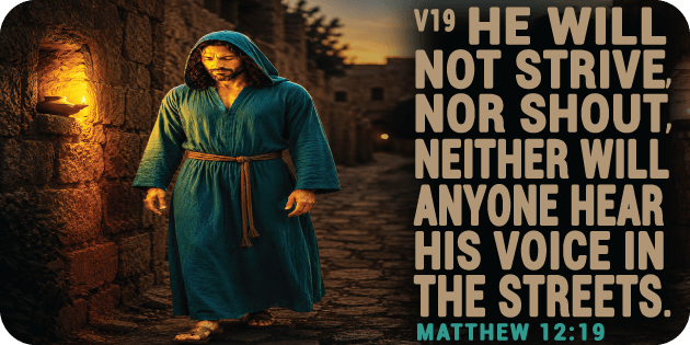 Matthew 12 19