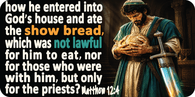 Matthew 12 4