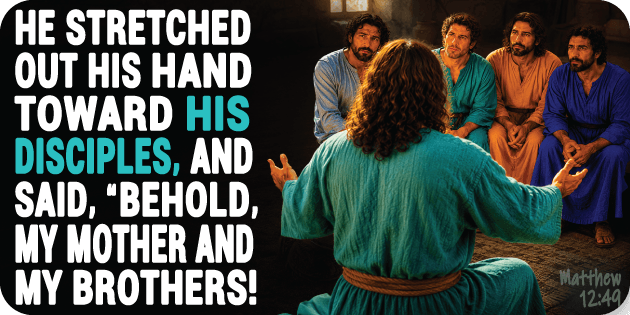 Matthew 12 49