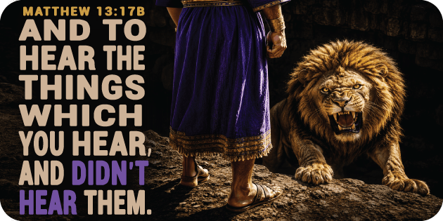 Matthew 13 17b