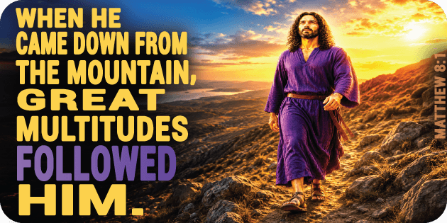 Matthew 8 1