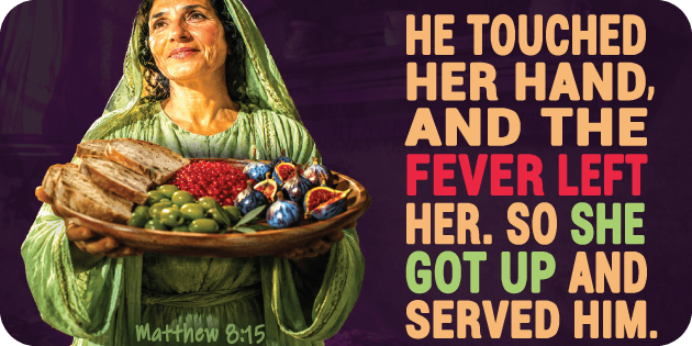 Matthew 8 15