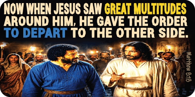 Matthew 8 18