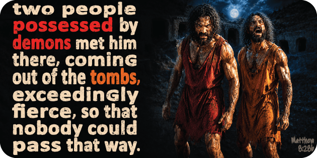 Matthew 8 28b
