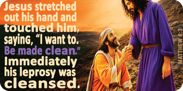 Matthew 8 3