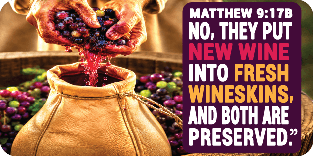 Matthew 9 17b