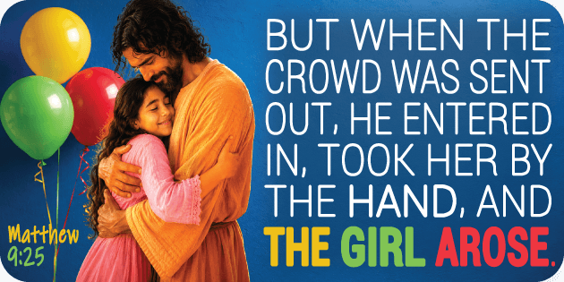 Matthew 9 25