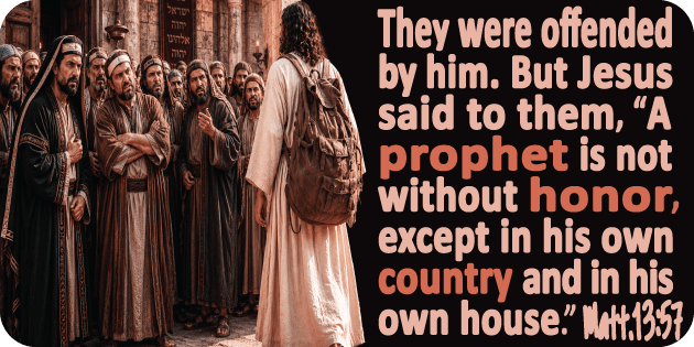 Matthew 13 57