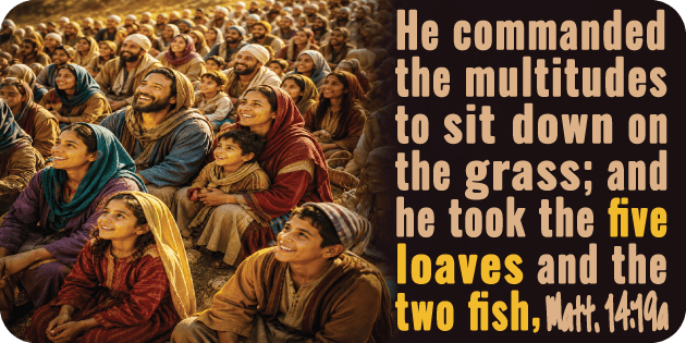Matthew 14 19a