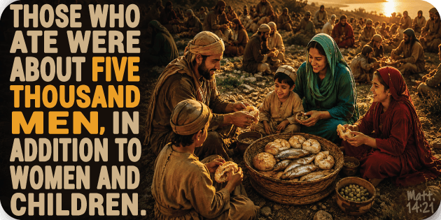 Matthew 14 21