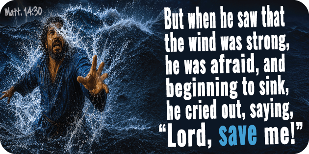 Matthew 14 30