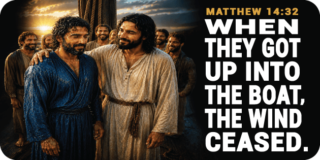 Matthew 14 32