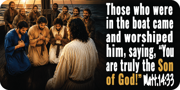 Matthew 14 33
