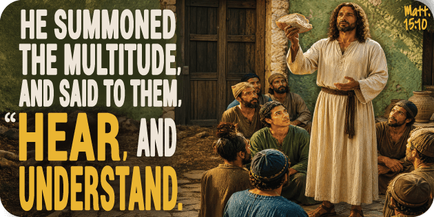 Matthew 15 10 Matthew 15 10