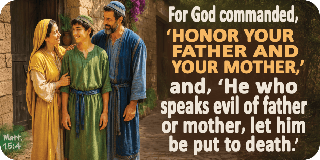 Matthew 15 4 Matthew 15 4
