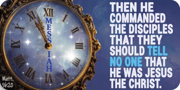 Matthew 16 20