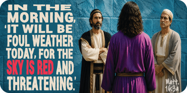 Matthew 16 3a