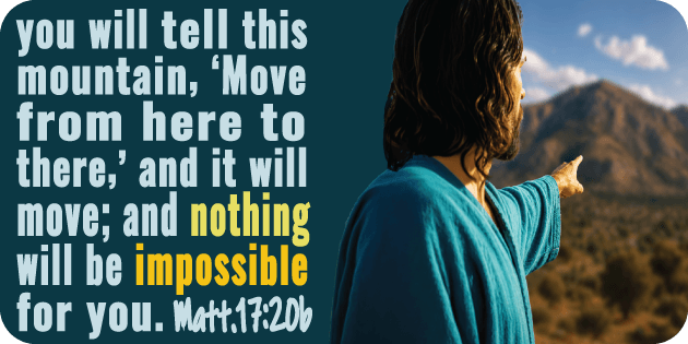 Matthew 17 20b