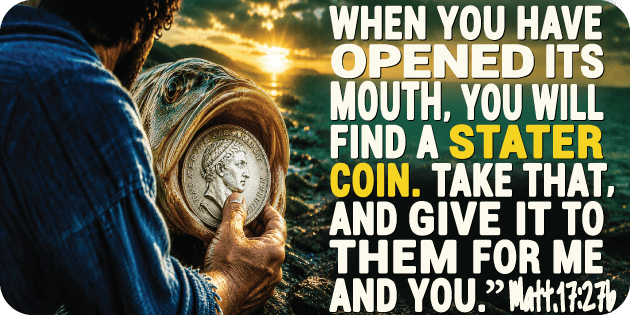 Matthew 17 27b