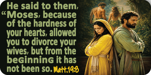 Matthew 19 8