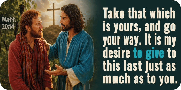 Matthew 20 14