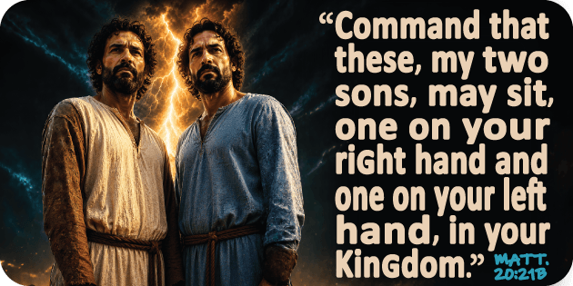 Matthew 20 21b