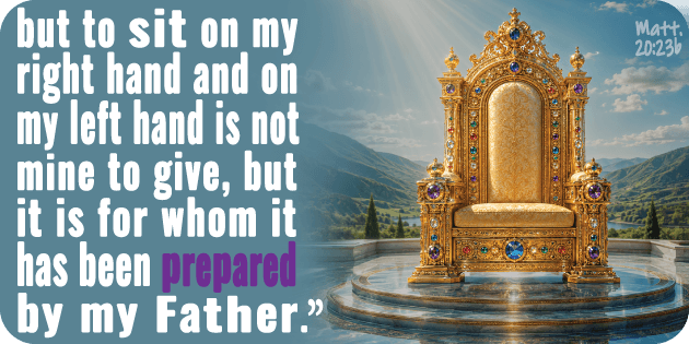 Matthew 20 23b