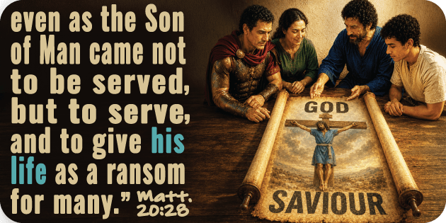 Matthew 20 28