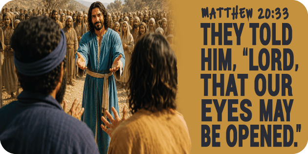 Matthew 20 33