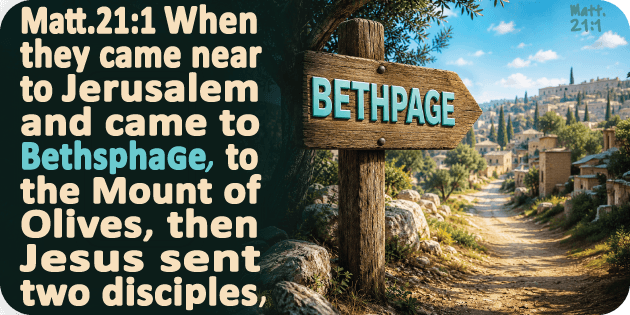 Matthew 21 1