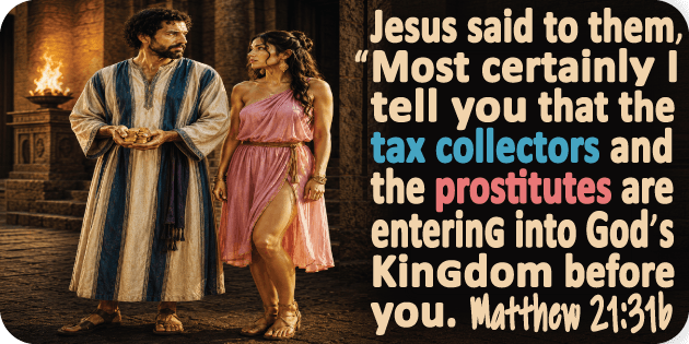 Matthew 21 31b