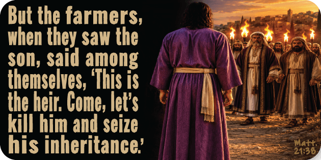 Matthew 21 38