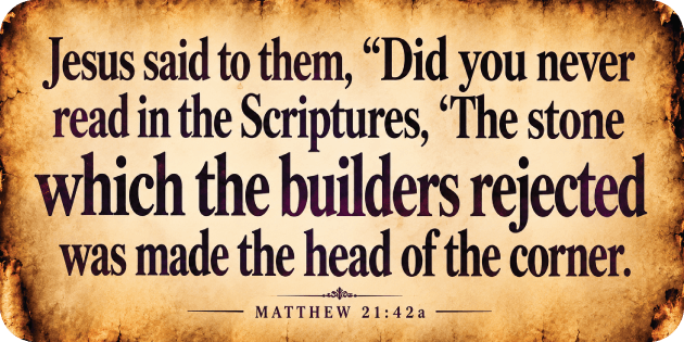 Matthew 21 42a