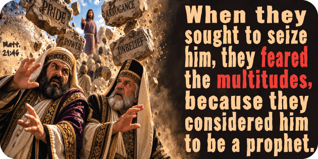 Matthew 21 46