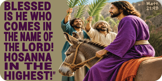 Matthew 21 9b
