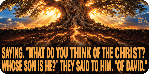 Matthew 22 42