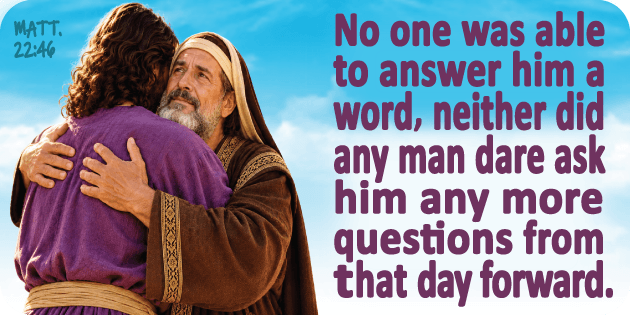 Matthew 22 46