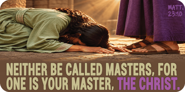 Matthew 23 10