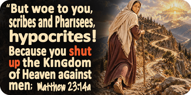 Matthew 23 14a