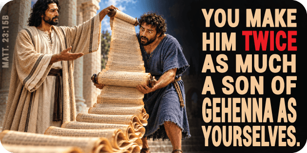 Matthew 23 15b