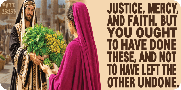 Matthew 23 23b