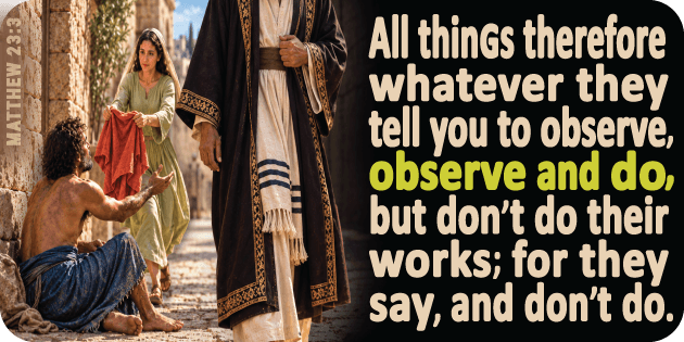 Matthew 23 3